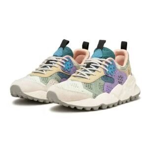 Flower Mountain Kotetsu Sneakers Multicolor Grn Anthropologie Free People Sz 7.5